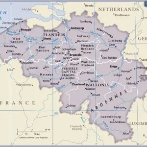 Belgium Country Map 2011 Print (Reference Maps) Belgium Country Map 2011 Print (Reference Maps)