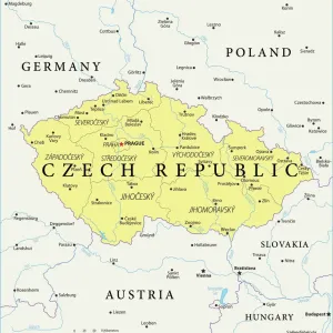 Czech Republic Reference Map Print (Reference Maps)
