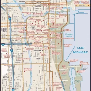 Downtown Chicago 2011 Print Reference Map Downtown Chicago 2011 Print Reference Map