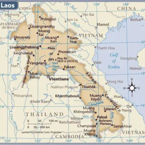 Laos Country Map 2011 Print (Reference Maps) Laos Country Map 2011 Print (Reference Maps)