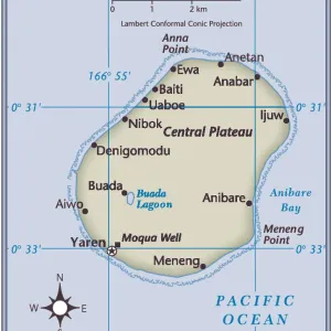 Mapa del país Nauru. Mapa del país Nauru.