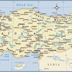 Turkey Country Map Print 2011 Edition Reference Maps Turkey Country Map Print 2011 Edition Reference Maps