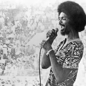 Gil Scott-Heron Performing Musician and Poet Print Gil Scott-Heron Performing Musician and Poet Print