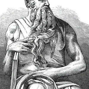 Michelangelo's Ten Commandments Print Michelangelo's Ten Commandments Print