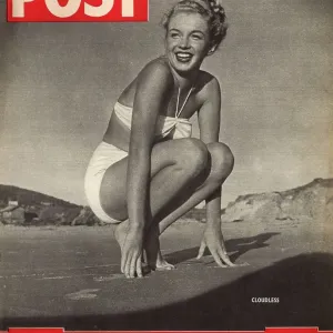 Marilyn Monroe Beach Print, 1949 Marilyn Monroe Beach Print, 1949