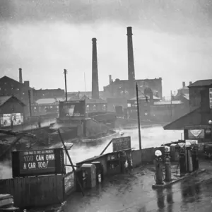 Wigan Pier Service Station Print, 1939 Wigan Pier Service Station Print, 1939