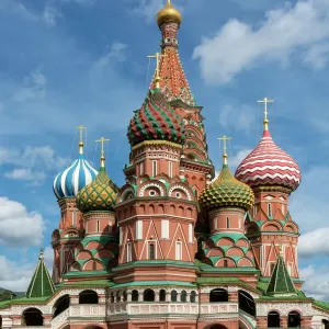 Saint Basil's Cathedral Print - 16th Century Moscow Landmark Saint Basil's Cathedral Print - 16th Century Moscow Landmark