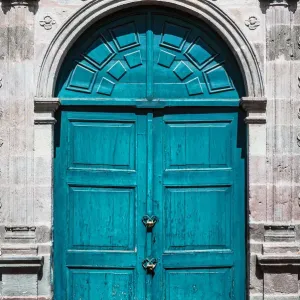 Colonial Doorway Print - Quito, Ecuador Colonial Doorway Print - Quito, Ecuador