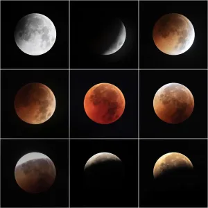 Eclipse total de la luna. Eclipse total de la luna.