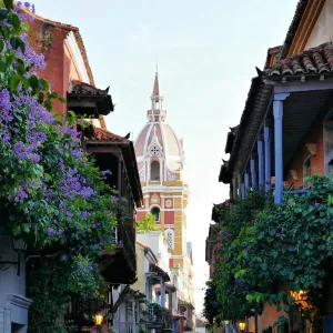 La ciudad amurallada de Cartagena de Indias. La ciudad amurallada de Cartagena de Indias.
