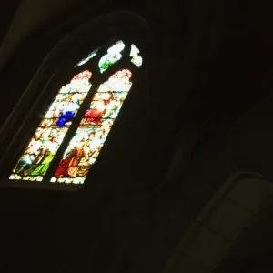 Low Angle Stained Glass Window Print Low Angle Stained Glass Window Print