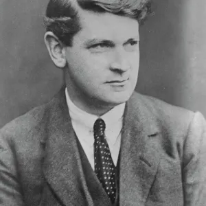 Black and white print of Michael Collins Black and white print of Michael Collins
