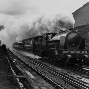 LMS Train Filling up at Tebay Print