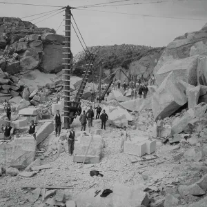 Miniera di Maen, Constantine, Cornovaglia. Circa 1900.