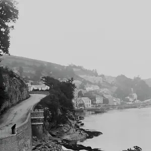 Print of The River Looe, Cornwall, early 1900s Print of The River Looe, Cornwall, early 1900s