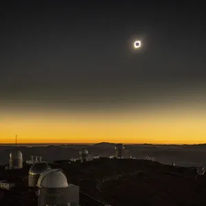 Print of Total Solar Eclipse from La Silla Observatory, Chile Print of Total Solar Eclipse from La Silla Observatory, Chile