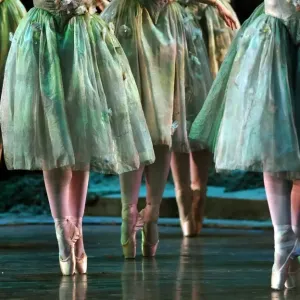 Print of Royal Ballet dancers in rehearsal Print of Royal Ballet dancers in rehearsal