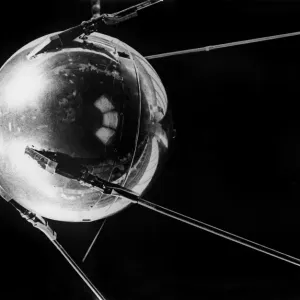 Sputnik I Print, October 1957 Sputnik I Print, October 1957