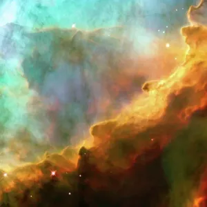 Print of the Omega Nebula, a region within M17 Print of the Omega Nebula, a region within M17