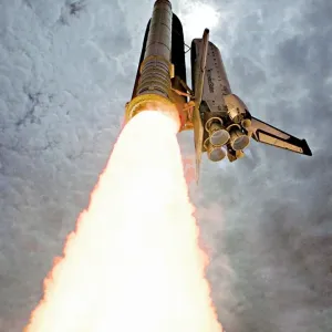 Print of Space Shuttle Columbia Launch Print of Space Shuttle Columbia Launch