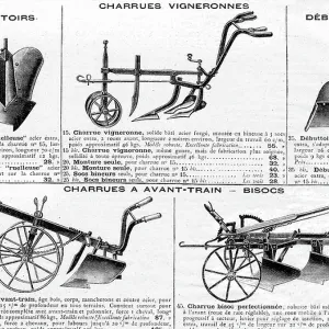 Print of Agricultural Plows