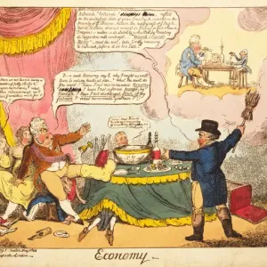 Isaac Robert Cruikshank's Economy Print, 1816 Isaac Robert Cruikshank's Economy Print, 1816
