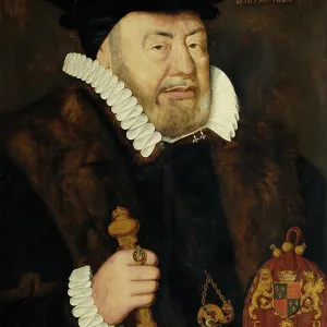 Sir Nicholas Bacon Print, Oil on Canvas Sir Nicholas Bacon Print, Oil on Canvas