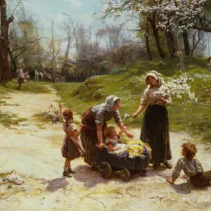 Fine Art Finder Print of May by Frederick Morgan Fine Art Finder Print of May by Frederick Morgan