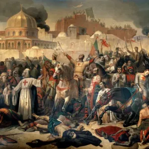 First Crusade: Taking of Jerusalem by the Crusaders, 15 July 1099 Print First Crusade: Taking of Jerusalem by the Crusaders, 15 July 1099 Print