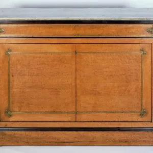 Maple commode (commode a vantaux), ca 1827, France, 19th century Maple commode (commode a vantaux), ca 1827, France, 19th century