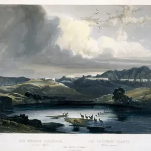 The White Castles Print, Upper Missouri River The White Castles Print, Upper Missouri River