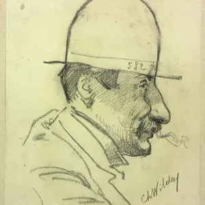 Karl Wilda, 1880 (Studie auf Bleistift) Karl Wilda, 1880 (Studie auf Bleistift)