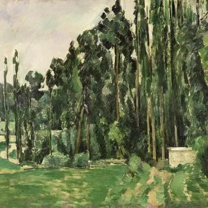 Print of The Poplars in oil on canvas Print of The Poplars in oil on canvas