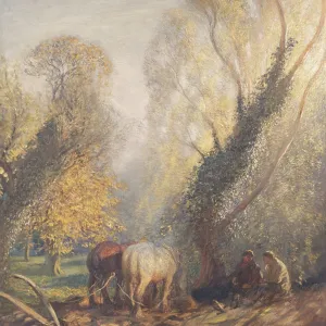 The Ploughman's Breakfast, 1905 (Oil on Canvas Print) The Ploughman's Breakfast, 1905 (Oil on Canvas Print)