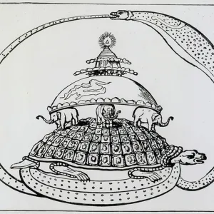 Hindu Cosmology Print Hindu Cosmology Print