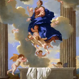 Liszt Collection Print of Nicolas Poussin's The Assumption Liszt Collection Print of Nicolas Poussin's The Assumption