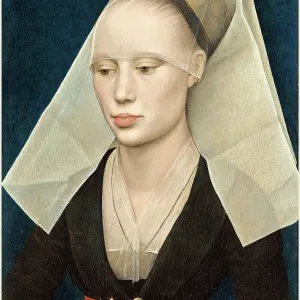 Rogier van der Weyden, Portrait of a Lady Print, c. 1460 Rogier van der Weyden, Portrait of a Lady Print, c. 1460