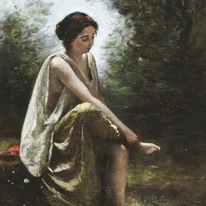 Verwundete Eurydike 1868 / 70 Jean-Baptiste-Camille Corot