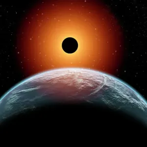 Total Solar Eclipse Print from Space Total Solar Eclipse Print from Space
