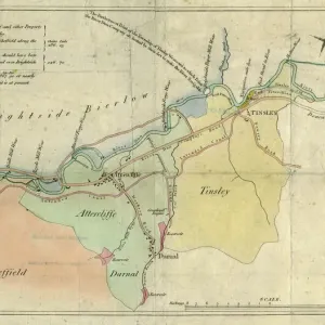 Un plan del canal previsto desde Sheffield hasta Tinsley por W. y J. Fairbank, 1815. Un plan del canal previsto desde Sheffield hasta Tinsley por W. y J. Fairbank, 1815.
