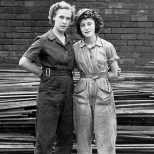 Female workers at Rip Bits factory, Sheffield, 1941 Print