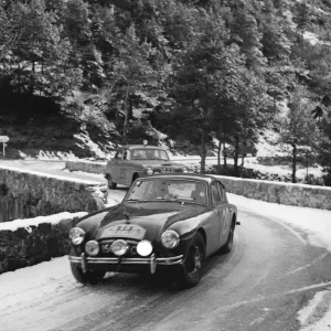 1958 AC Aceca, Monte Carlo Rally Print 1958 AC Aceca, Monte Carlo Rally Print