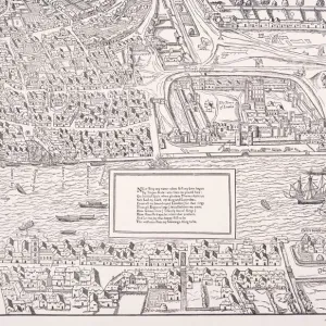 Agas Map of London, c1561 Print: Sheet 10