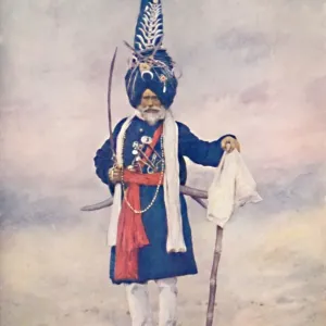 Akalis Fanatical Devotee, 1903 Print from The Durbar