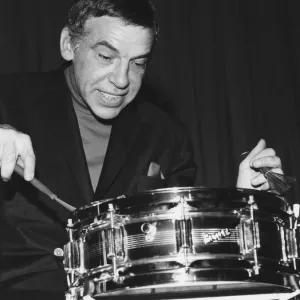 Buddy Rich at Premier Drums Clinic, London Print 1967 Buddy Rich at Premier Drums Clinic, London Print 1967
