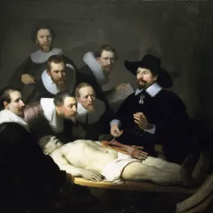 The Anatomy Lesson of Dr Nicolaes Tulp Print, 1632