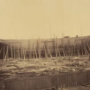 Aphrodita Under Construction, 1857 Print by Robert Howlett