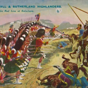 Los Argyll & Sutherland Highlanders. La delgada línea roja en Balaclava, 1854, (1939). Los Argyll & Sutherland Highlanders. La delgada línea roja en Balaclava, 1854, (1939).