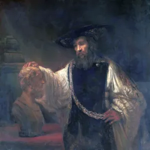 Rembrandt's Aristotle with a Bust of Homer Print, 1653