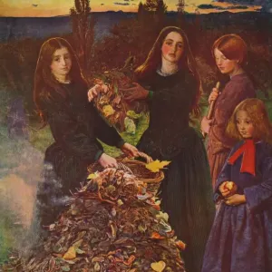 John Everett Millais Print: Autumn Leaves, 1856 (c1915)